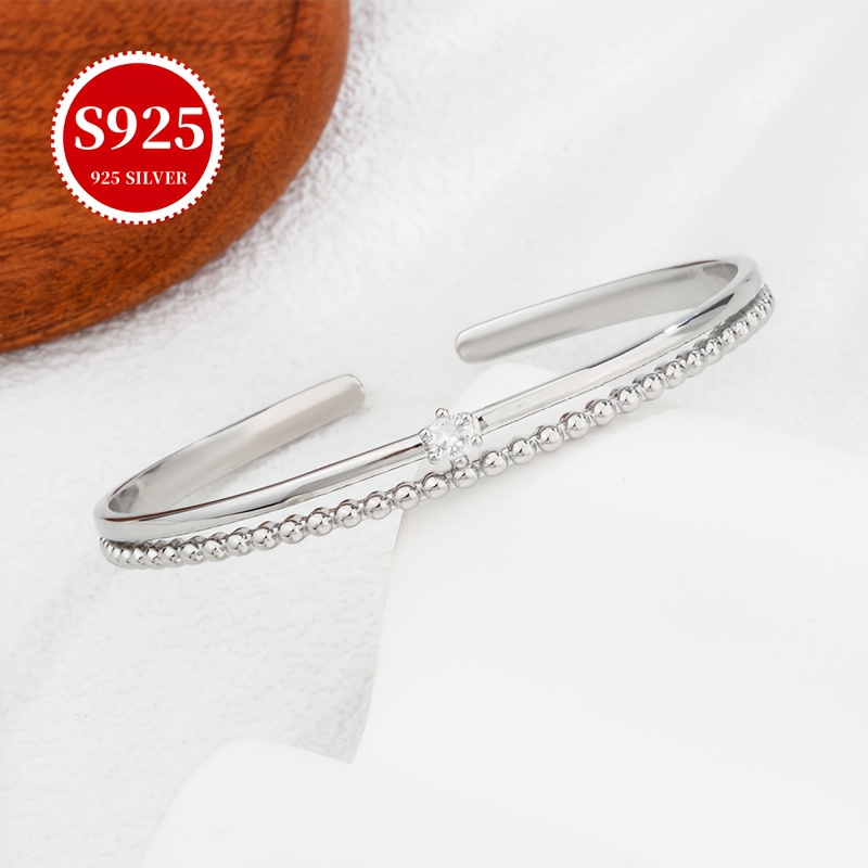 Double Layer Round Bead Bracelet Low Allergy